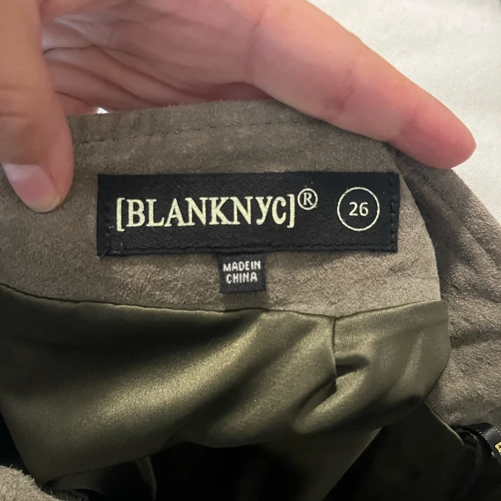 BlankNYC 100% Genuine Leather Skirt Sz 26